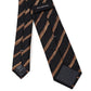 Elegant Black and Gold Silk Tie for Men