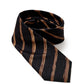 Elegant Black and Gold Silk Tie for Men