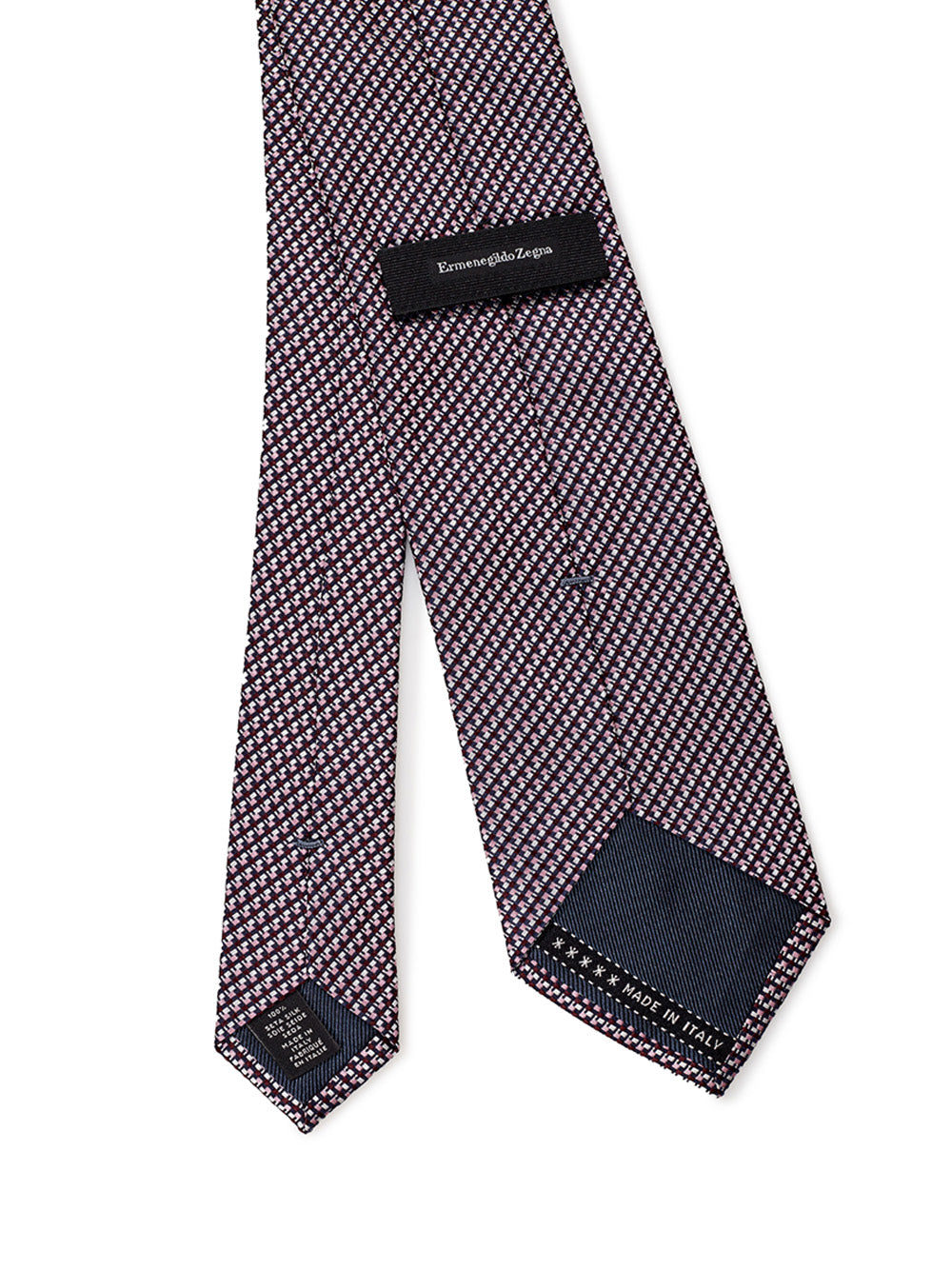 Exquisite Bordeaux Silk Tie