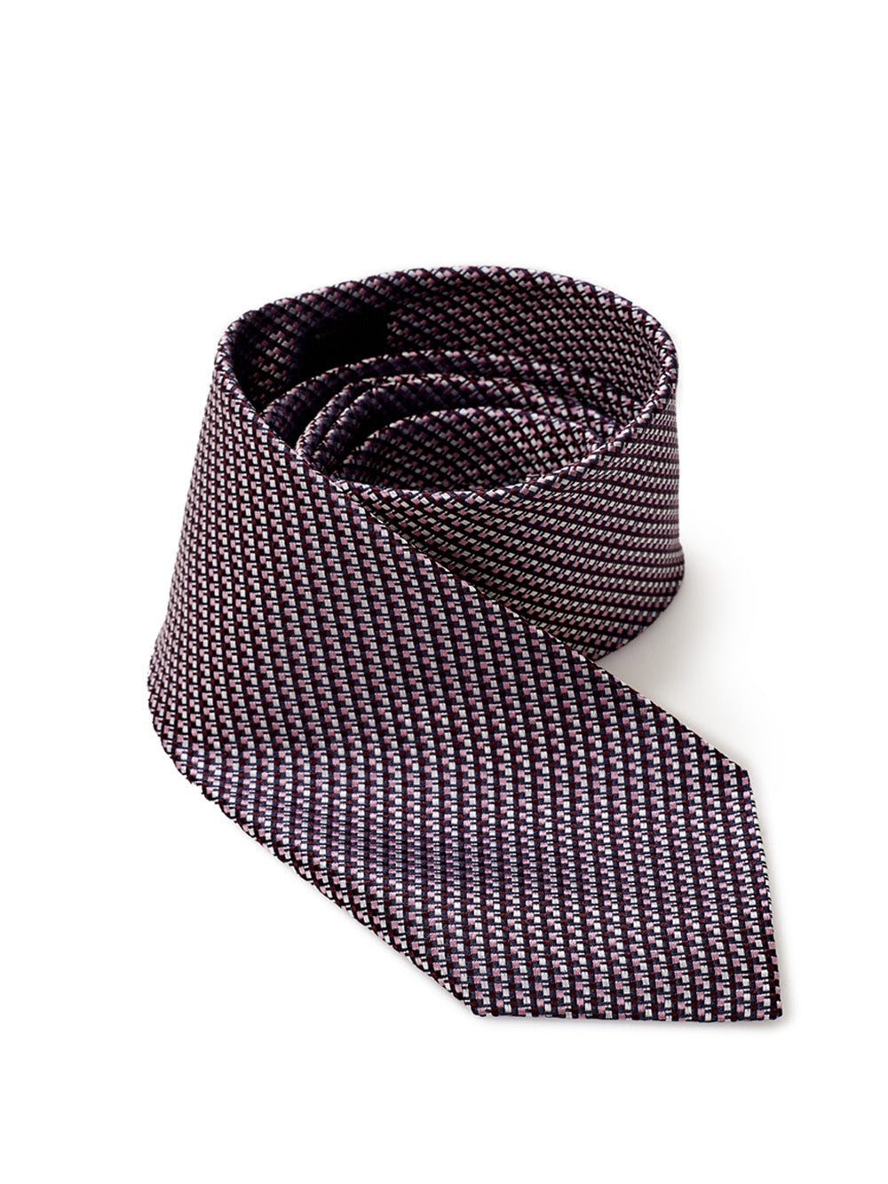 Exquisite Bordeaux Silk Tie