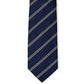 Elegant Silk Oblique Print Tie