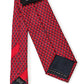 Regal Red Silk Tie with Micro Print