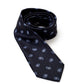 Elegant Blue Silk Tie with Cashmere Motif