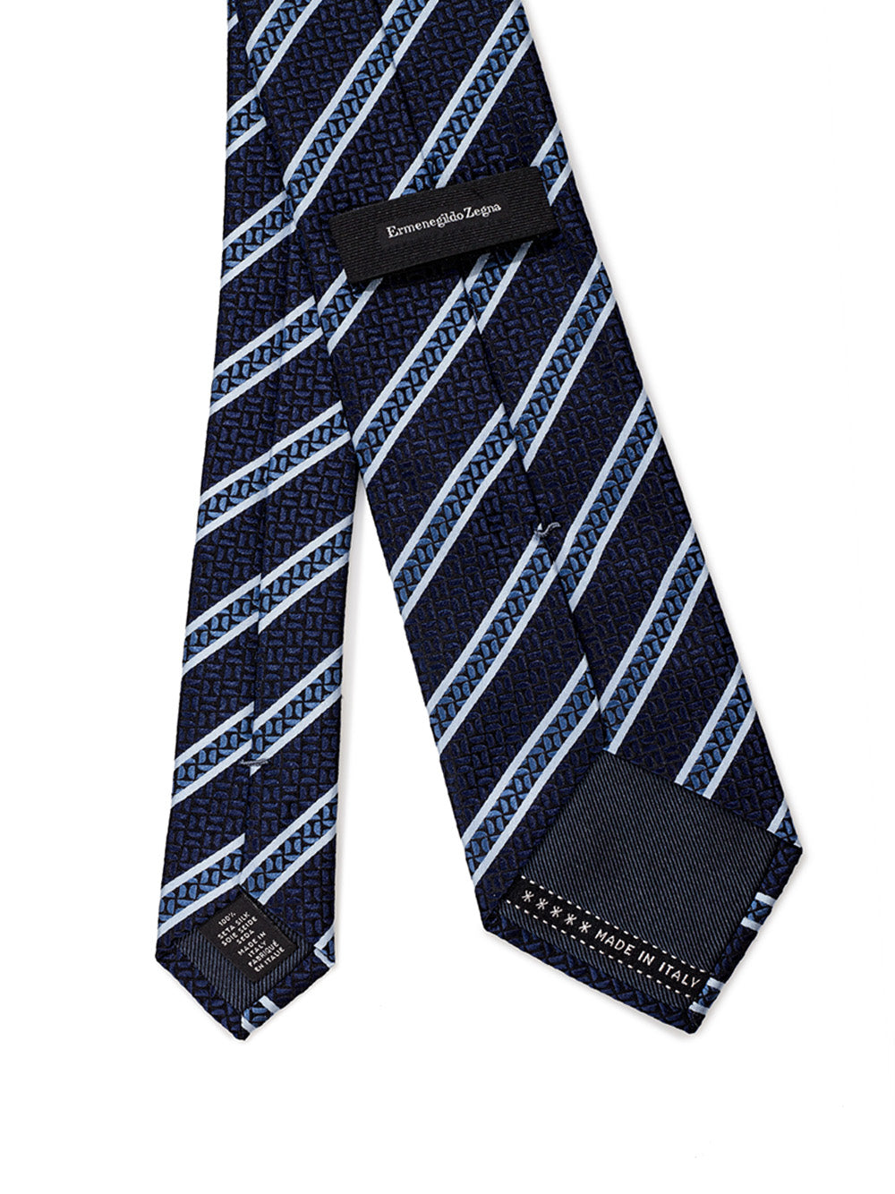 Elegant Blue Silk Tie