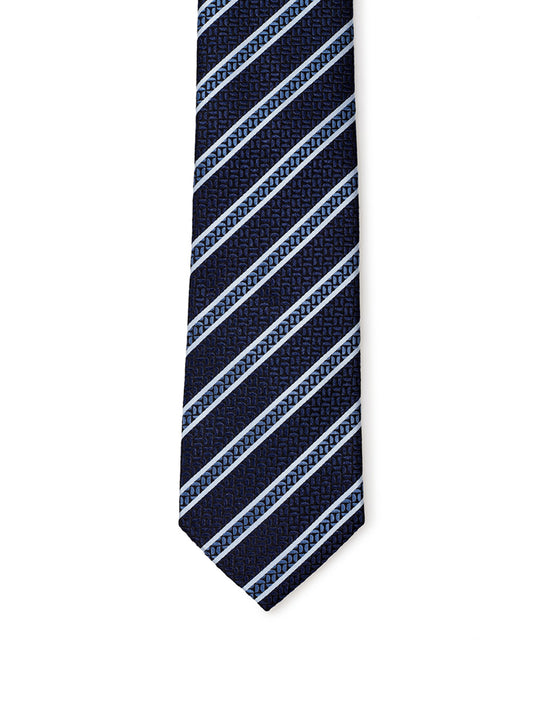 Elegant Blue Silk Tie