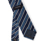 Elegant Blue Silk Men's Designer Tie