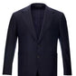 Elegant Navy Blue Wool Jacket