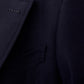 Elegant Navy Blue Wool Jacket