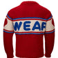 Sizzling Red Wool-Blend Oversized Jumper