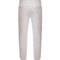 Elegant White Joggers with Signature Logo Detail