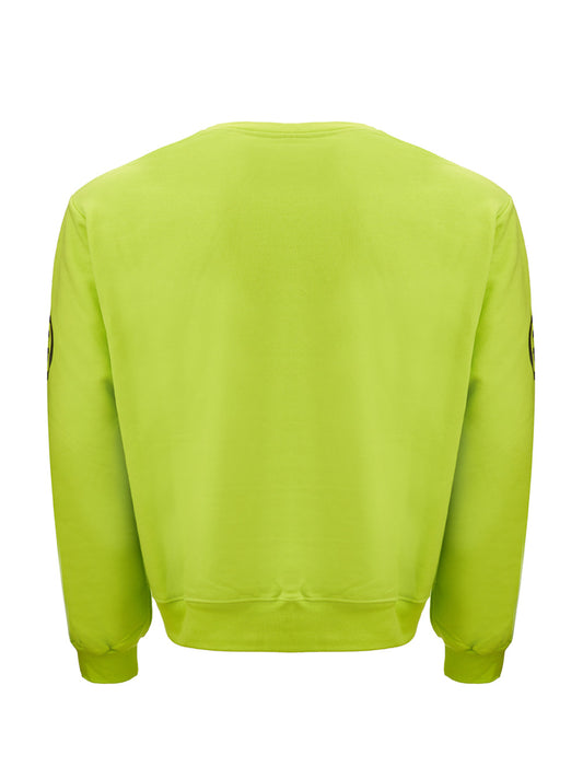 Neon Green Logo Cotton Sweatshirt