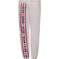 Elegant Cotton Sweatpants With Logo Band