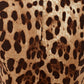 Elegant Leopard Print Sleeveless Jacket