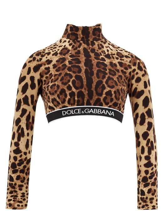 Elegant Leopard Print Silk Top