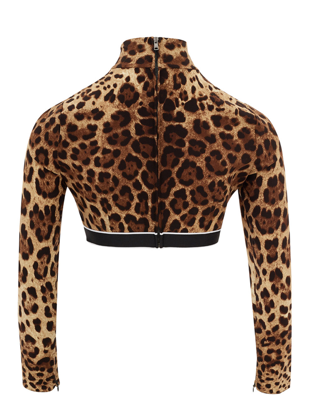 Elegant Leopard Print Silk Top