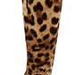 Elegant Leopard Print Silk Top