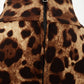 Elegant Leopard Print Silk Top