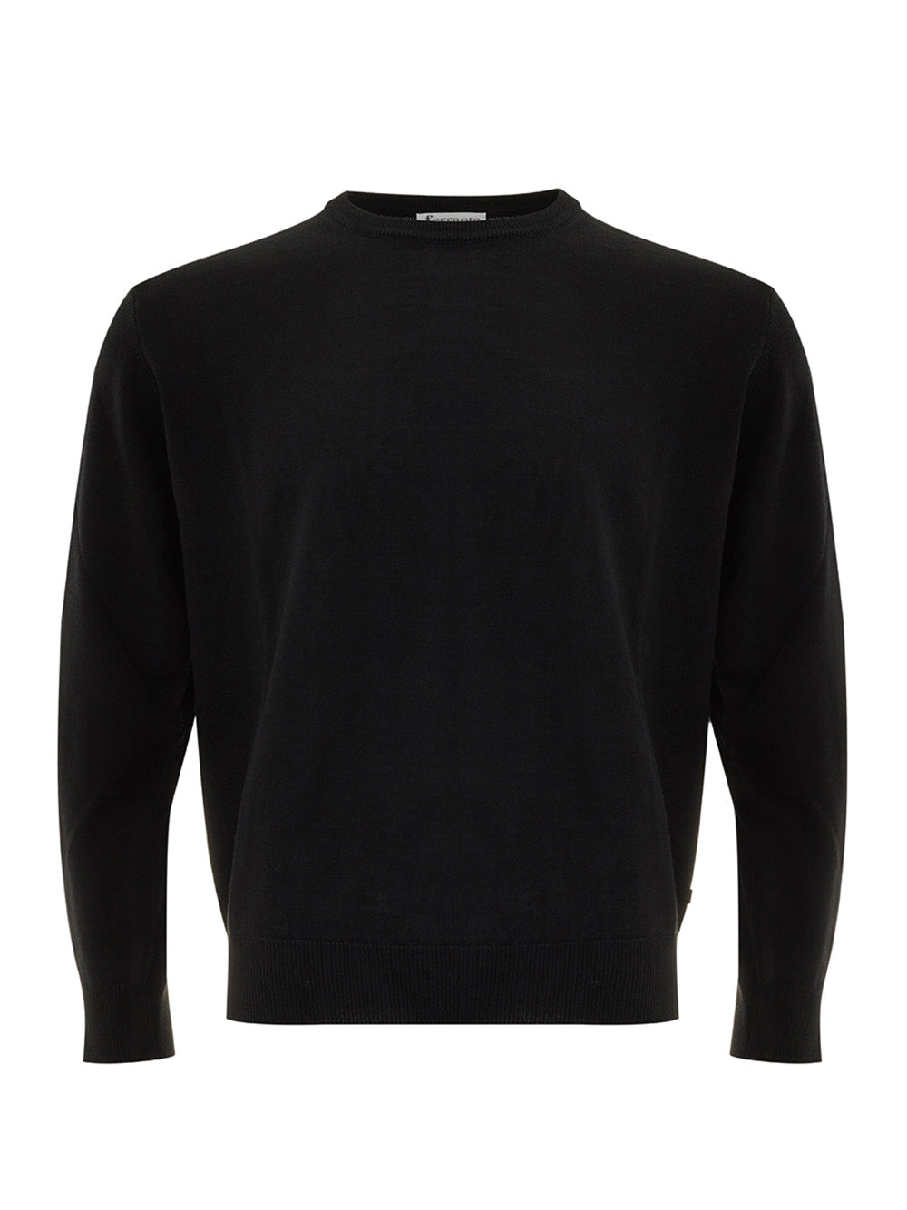 Elegant Black Wool Jumper - Italian Classic