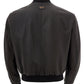 Elegant Slim Fit Leather Bomber Jacket