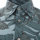 Elegant Dark Green Floral Print Shirt