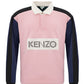 Chic Pink Kenzo Long Sleeve Polo Shirt