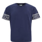 Chic Blue Kenzo Logo Cotton T-Shirt