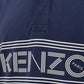 Sleek Blue Cotton Polo Shirt with Contrasting Logo