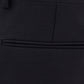 Elegant Tailored Blue Wool Trousers