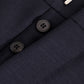 Elegant Tailored Blue Wool Trousers
