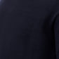 Elegant Blue Woolen Round Neck Jumper