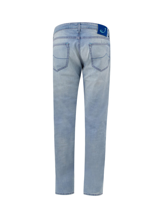 Elegant Relaxed Fit Authentic Denim Jeans