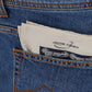 Stylish Blue Denim Jeans with Unique Pocket Detail