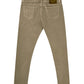Exclusive Beige Cotton Jeans For Men