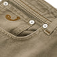 Exclusive Beige Cotton Jeans For Men