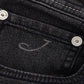 Elegant Slim Fit Black Denim Jeans