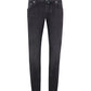 Elegant Slim Fit Black Denim Jeans
