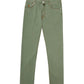 Elegant Washed Green Regular Fit Jeans