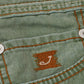 Elegant Washed Green Regular Fit Jeans