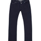 Elegant Dark Blue Denim Regula Fit Jeans