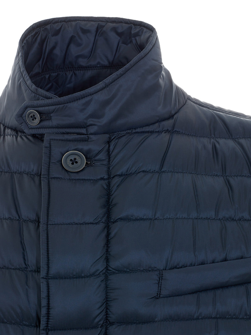 Elegant Ultralight Quilted Jacket in Serene Blue