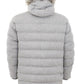 Elegant Quilted Grey Cashmere Blend Jacket