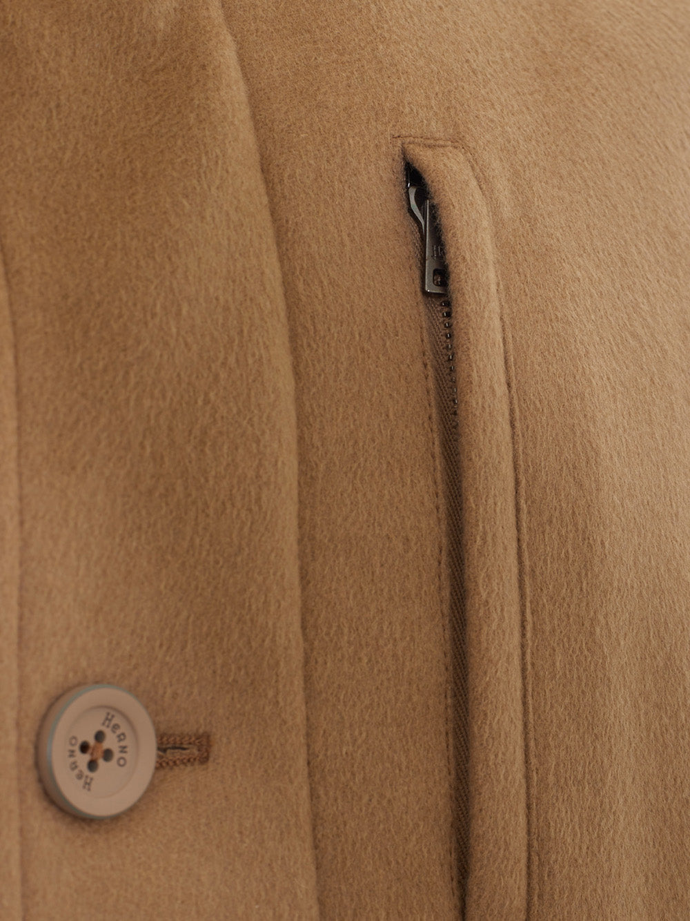 Elegant Cashmere Jacket with Fur Collar