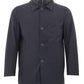 Elegant Quilted Grey Trench - Timeless Elegance