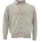 Elegant Grey Cashmere Blend Cardigan