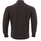 Elegant Brown Wool Turtleneck Cardigan