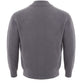 Elegant Grey Felted Wool Cardigan