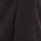 Elegant Wool Gilet in Dark Grey with Double Breast