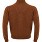 Elegant Brown Wool Turtleneck Jumper