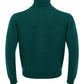 Elegant Green Turtleneck Wool Jumper