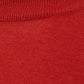 Exquisite Red Turtleneck Wool Jumper